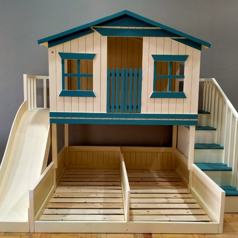 Kids Wooden Treehouse With 2 3 Beds And Storage Drawers Eco Furniture kids-wooden-treehouse-with-2-3-beds-and-storage-drawers-eco-furniture