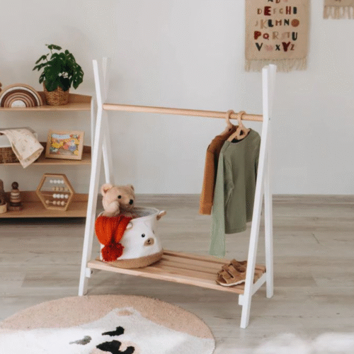 Children’s Teepee Clothes Rack – Montessori-Inspired